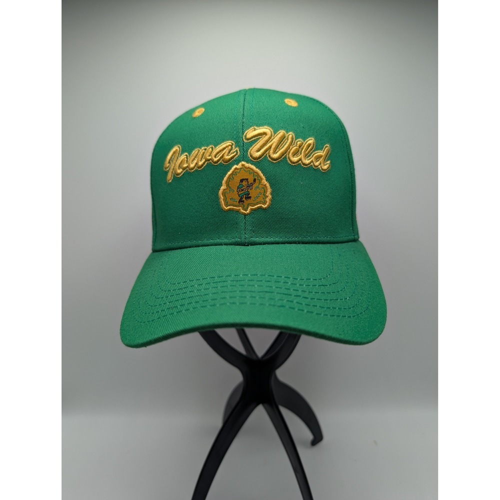 Iowa Wild AHL Hockey Hat Green Melonwear Snapback Scheels KXnO Promo Cap Mens